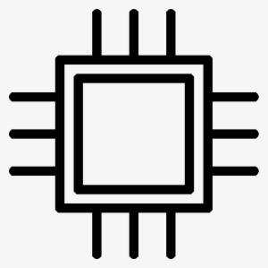 Cpu Processor Chip Comments - Light Box Icon