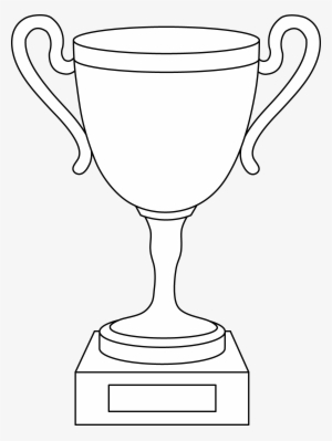 Svg Library Stock Cup Line Art Free Clip Coloring Page - Trophi Stickers
