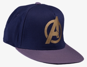 New Style Marvel The Avengers Gold Logo Cap Zing Pop - Avengers Hat Png