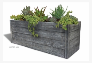 Woodform Planter - Concrete