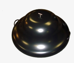 32" Black Aluminum Fire Pit Cover - Sphere