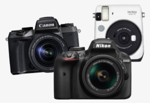 Png - Camera - Png - Canon Eos M6 Mirrorless Camera Body Only - Silver