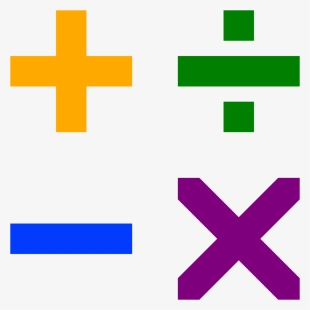File - Arithmetic Symbols - Svg - Addition Subtraction Multiplication Division Signs