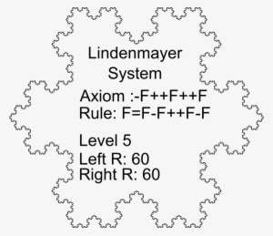 This Graphics Is L System 00 About Fractal, Line Art, - Clip Art