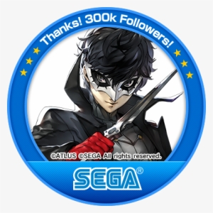 Sega Is Distributing 300 Twitter Icons To Celebrate - Persona 5 Joker Mask
