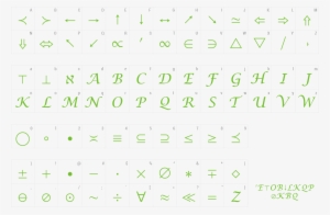 Font Math Symbol Preview - Lucida