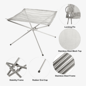 Steel Mesh Fire Pit Details - Stove