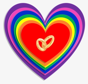 Marriage Equality Rainbow Hearts 825171