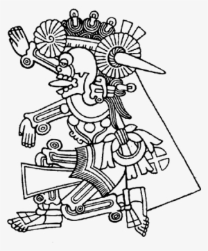 Aztec Temple Drawing At Getdrawings - Mictlantecuhtli Png