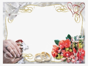 Moldura Para Casamento Png Clipart Picture Frames Marriage - Moldura Para Casamento Png