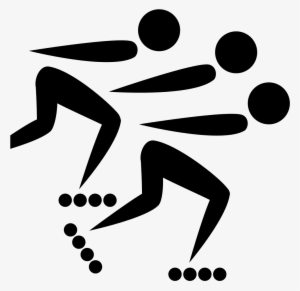 Inline Speed Skating Pictogram - Inline Speed Skating Logo