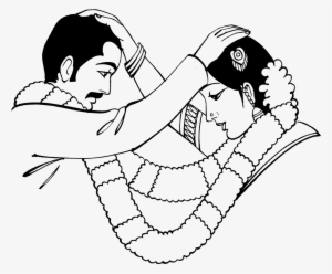 Indian Clipart Marriage - Cliparts Colour Wedding