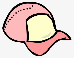 Pink Baseball Cap - Club Penguin Hat Id