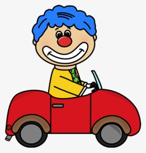 Clown Clip Art Image - Circus Clown Car Clipart