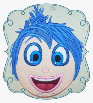 Inside Out Joy Applique Machine Embroidery Design Pattern-instant - Cartoon