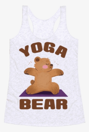 Yoga Bear Racerback Tank Top - Active Tank