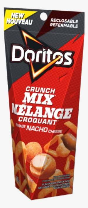 New Doritos Crunch Mix™ Nacho Cheese Flavoured Snack - Doritos Spicy Nacho Tortilla Chips - 10.5 Oz Bag