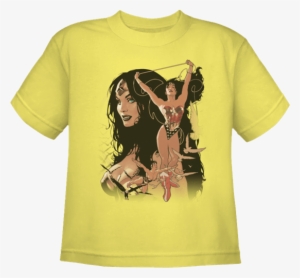 Wonder Woman Png Kids Kids Wonder Woman 150 T Shirt - T-shirt-wonder-woman-jla327at
