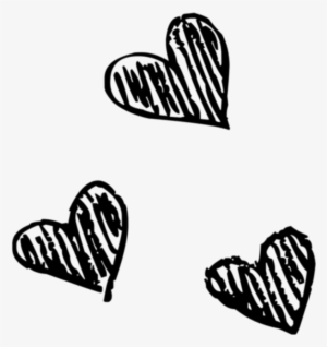Heart Hearts Black Tumblr Drawing Draw Png Tumblr Drawn - Black And White Overlay Png
