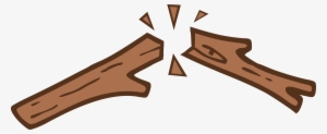 Stickman - Broken Branch Clipart