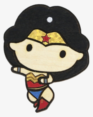 Wood Mood Stickers - Justice League Chibi Comic