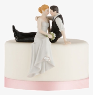 Wedding Cake Topper Png - Look Of Love Bride And Groom Figurine Cake Topper