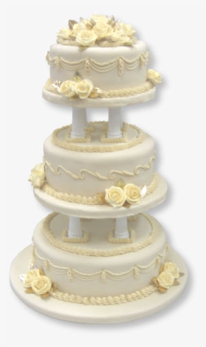 Gold Wedding Cake Png - Cake