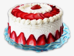 Homemade Wedding Cakes Photo - Strawberry Cake With Cream Png
