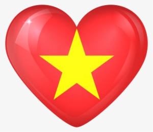 Vietnam Flag Heart