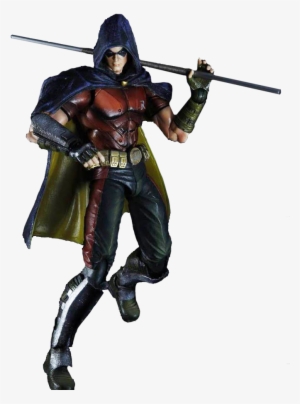 Arkham City Robin Png Transparent Image - Batman Arkham City Play Arts Kai Robin Version
