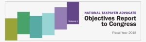 Fy 2018 Objectives Report To Congress - Office Of The Taxpayer Advocate
