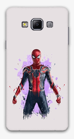 Spider Man Samsung A7 Mobile Case - Spider Man Infinity War Drawing