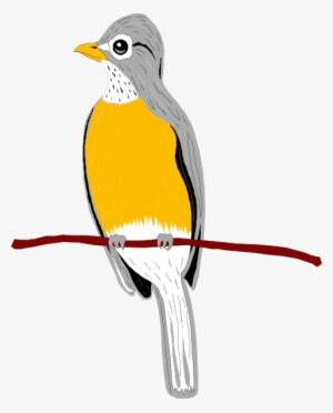 Perched Robin Svg Clip Arts 480 X 596 Px