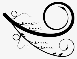 Black Swirl For Robin Svg Clip Arts 600 X 465 Px