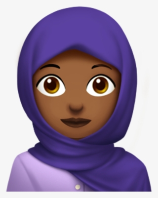 16 Year Old Muslim Girl Is Responsible For Apple's - Hijab Emoji Png