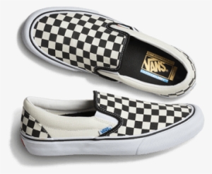 Shop The Pro Classics - Vans Slip-on Pro Black & White Checkered Skate