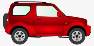 Big Image - Red Suv Clip Art