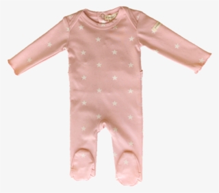 Fragile Pink Glitter Star Romper - Cotton