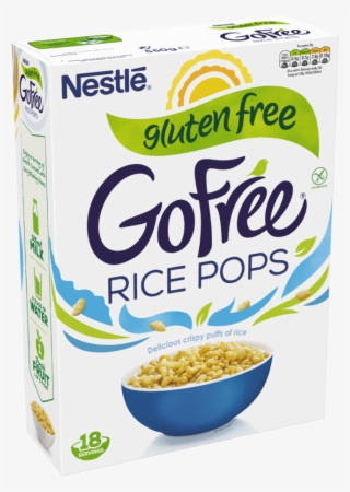 Nestle Gofree Rice Pops Gluten Free Cereal Box - Nestle