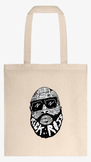 Sac En Toile Coton Rick Ross Head Par Nick Cocozza - Cotton