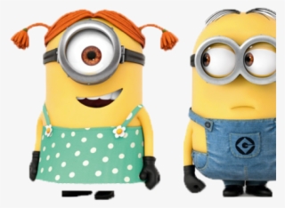 Despicable Me Clipart Gru - Male And Female Minion