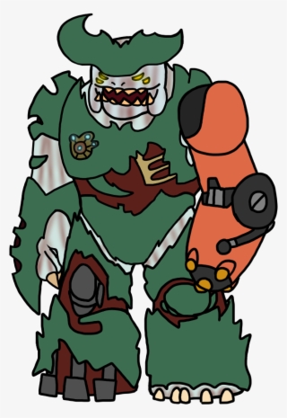 Never Posted Here Before So Here's A Cyber Demon - Cartoon