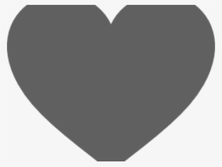 Heart Icons Instagram - Black Heart With No Background