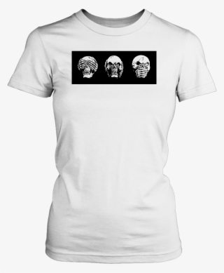 Skull No Evil Tee - Funny T Shirts Computer