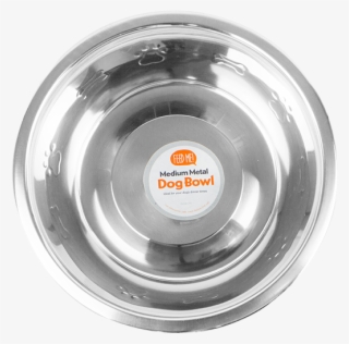Medium Metal Dog Bowl - Lid