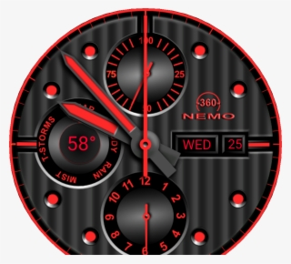 Jpg Black And White Cockpit For Moto Facerepo Nemo - Wall Clock