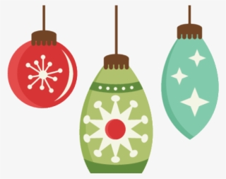 Drawn Christmas Ornaments Merry Christmas Banner - Clipart Christmas Ornaments