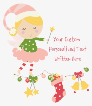 Magical Fairy Christmas Banner - Illustration