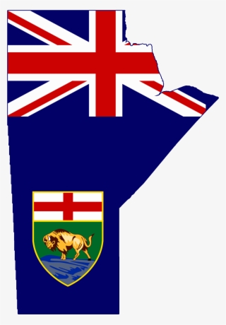 Flag Map Of Manitoba - Sea Cadet Corps Flag