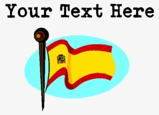 Custom Spain Flag Flask Necklace - Graphic Design